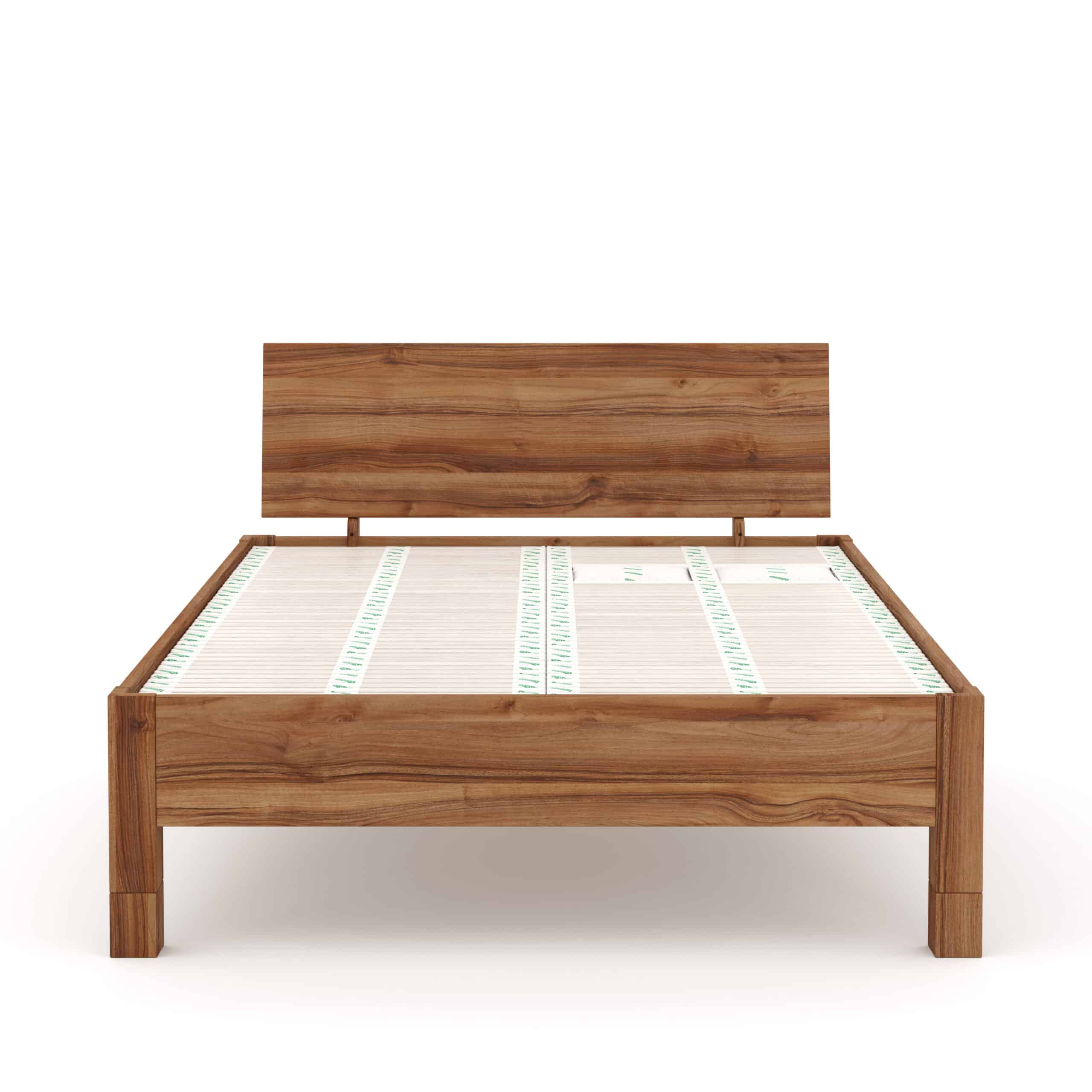 solid european walnut bed frame for samina
